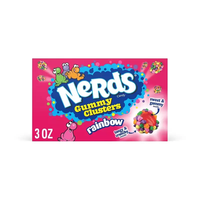 Nerds gummy cluster rainbow cajita