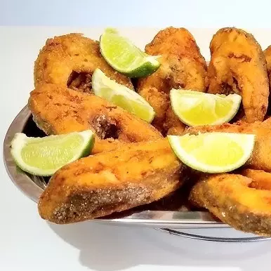 Corvina Frita : 2/3 pessoas P1