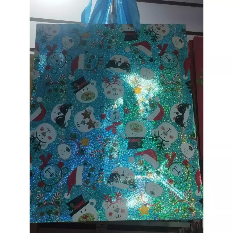 Bolsa De Regalo Grande Metalizada