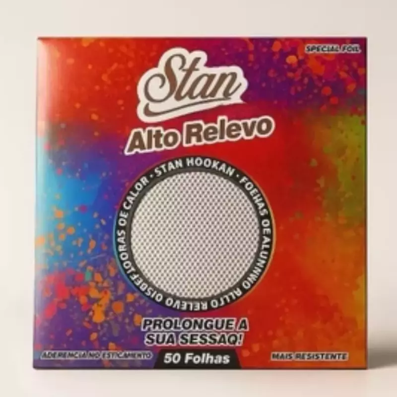 Papel Alumínio Para Narguile 10un.