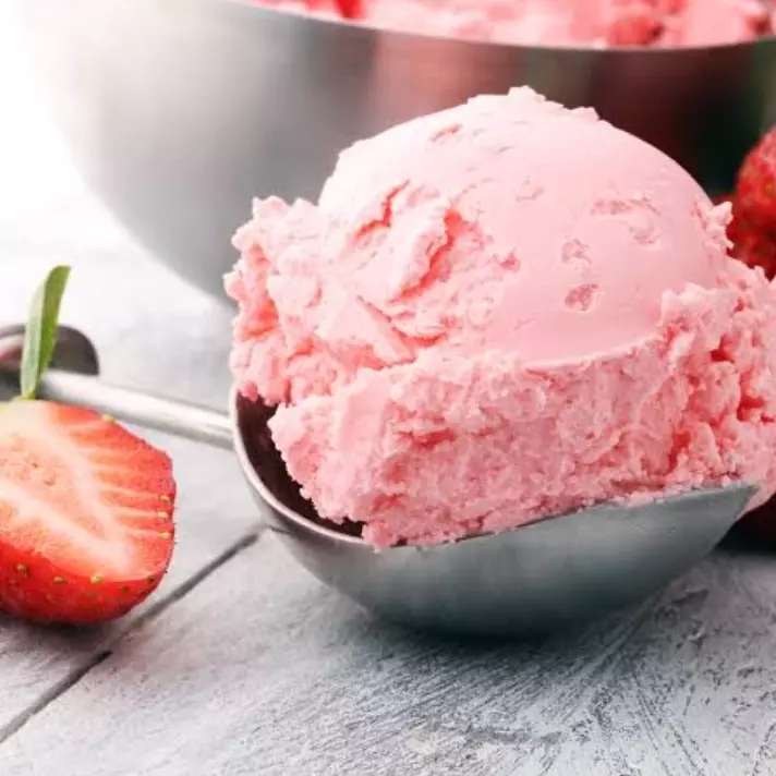 Sorvete 1 litro sabor morango