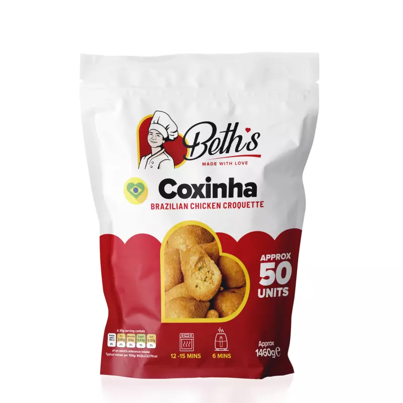 Coxinha Frita Congelada Beth's 50 Un