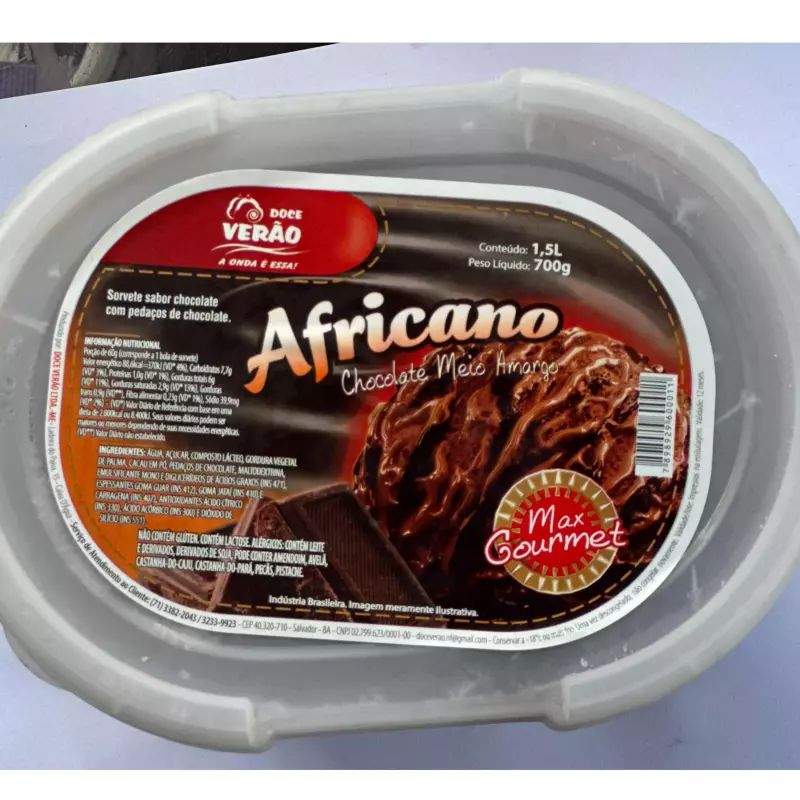 Sorvete Africano 1,5L