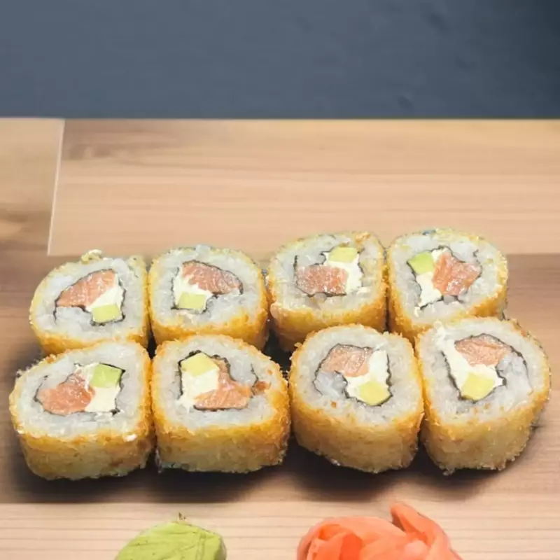 Panko sake  roll  , 8 piezas