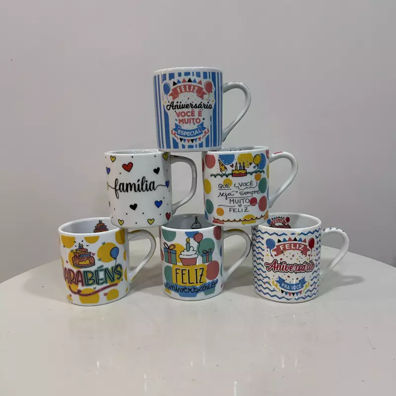 Caneca aniversário FAIXA COD: 45669