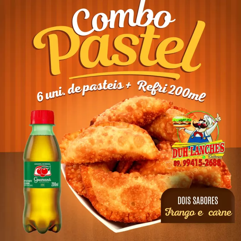 combo de Pasteis