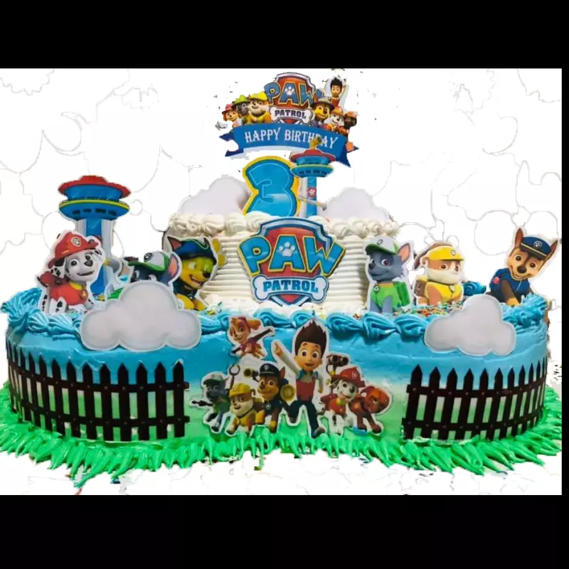 Cake de cumpleaños de Paw Patrol 2ps