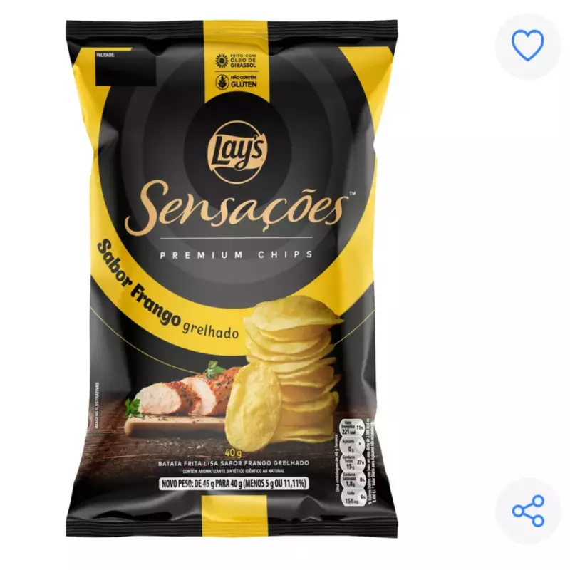 Batata  Sensações frango 40g