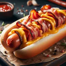 HOT DOG CON TOCINO🌭