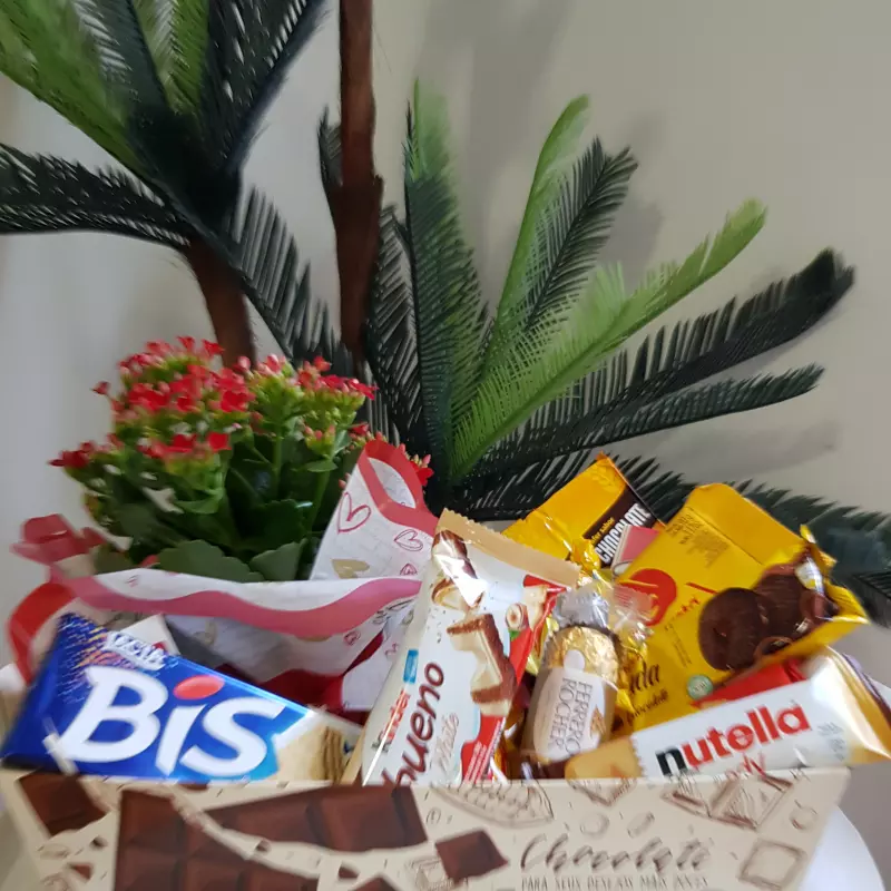 CESTA CHOCOLATE FELIZ