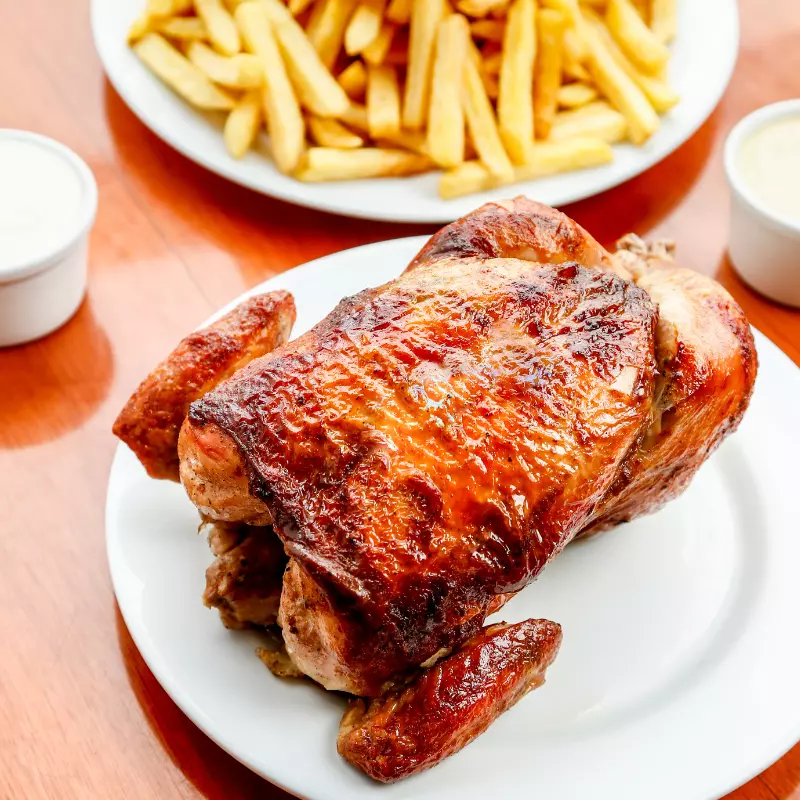 Pollo a la Brasa con Papas