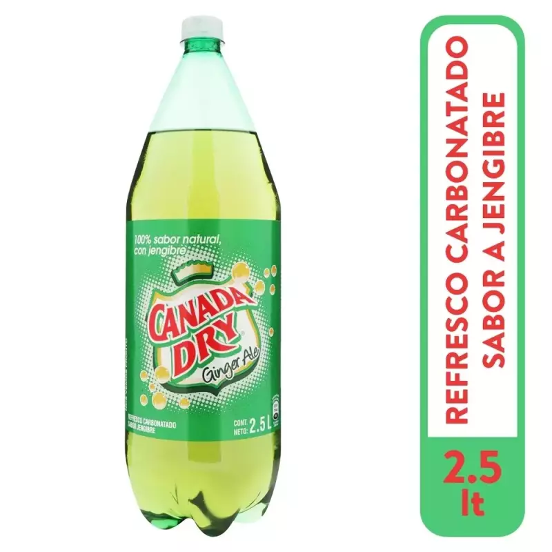 Ginger Ale Sin Azúcar 2.5L