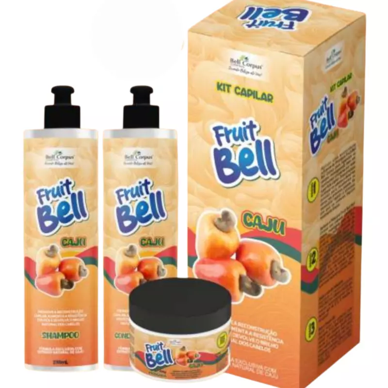 KIT CAPILAR FRUIT BELL CAJU 3X1