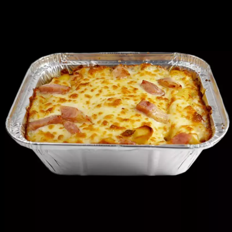 KEBAB GRATINADO CON QUESO