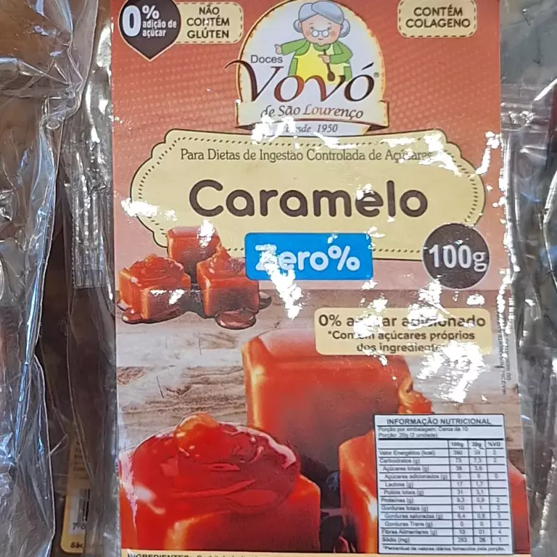 Docinhos pedaço 0% açúcar 0% gluten