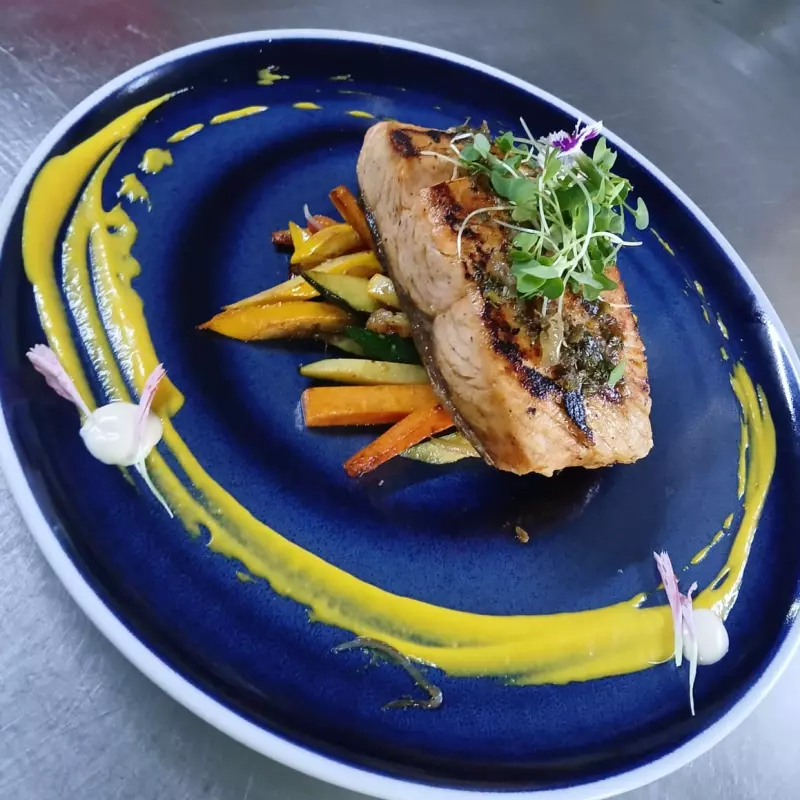 SALMON A LA PARRILLA