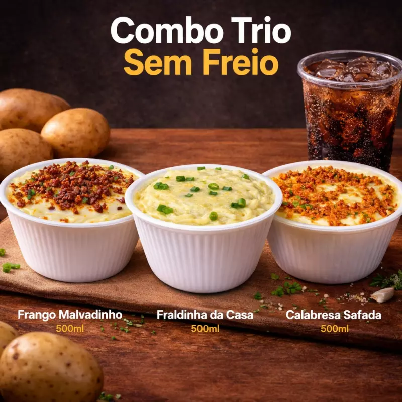 Combo Trio Sem Freio