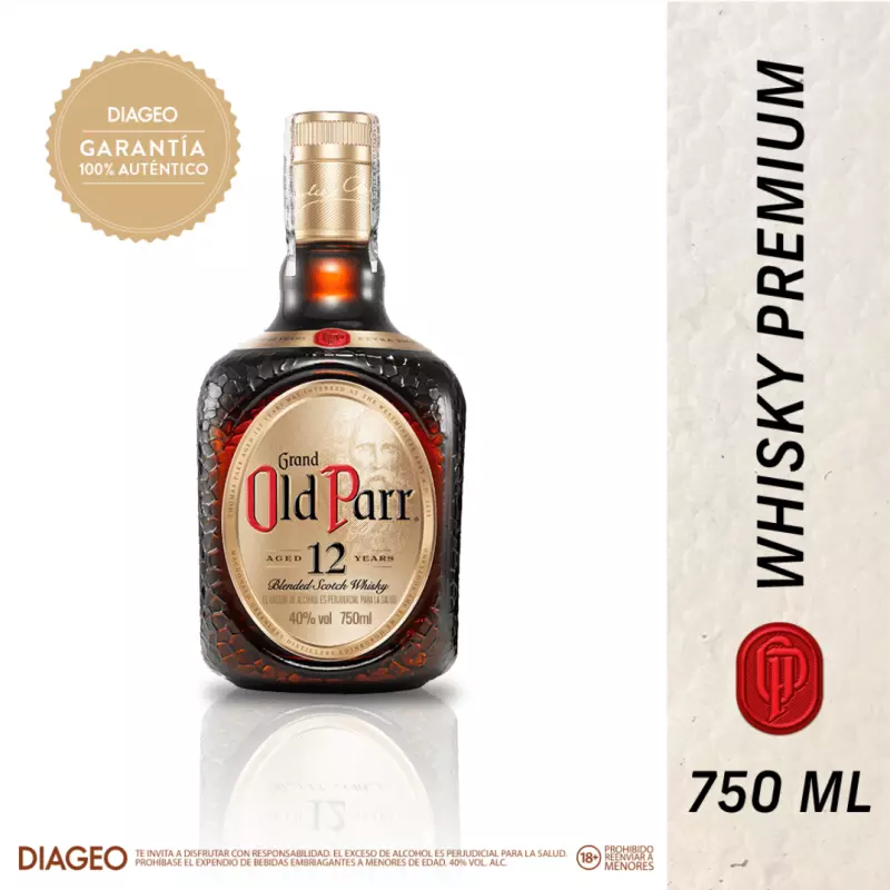 Grand Old Parr 12 años (750ml)