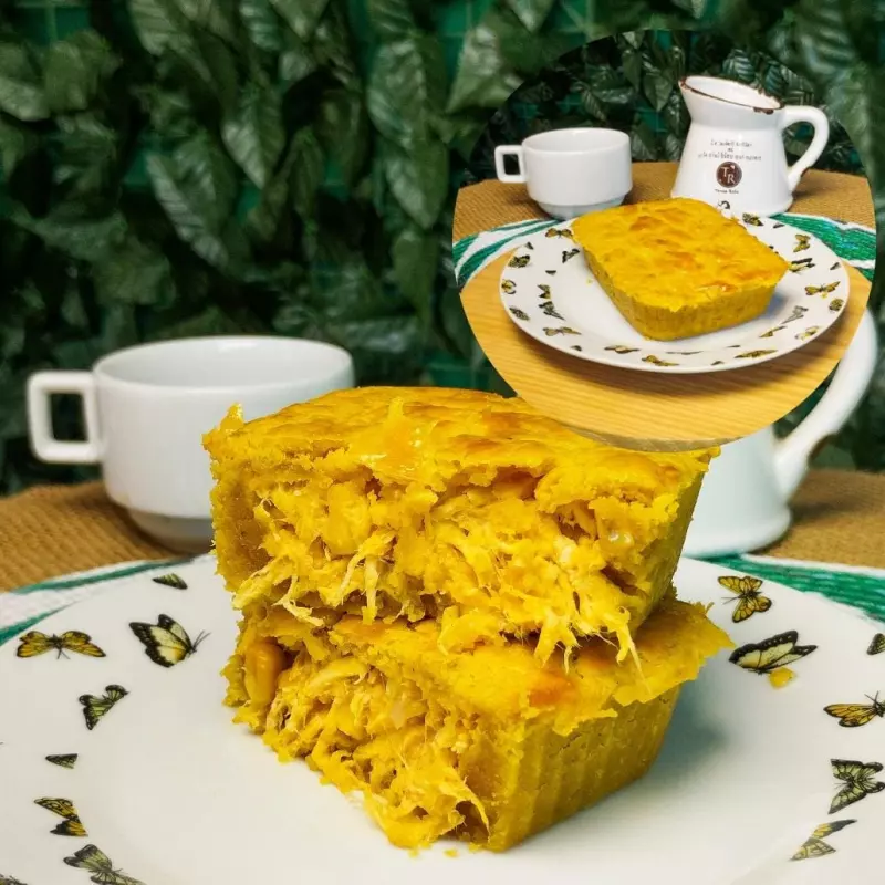 Empadão de Frango com Requeijão