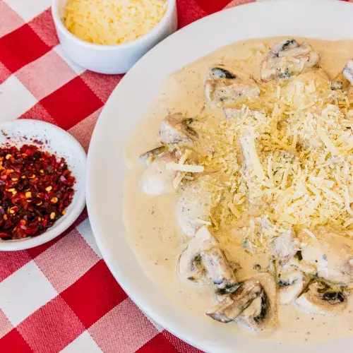 Champiñones al Queso Azul