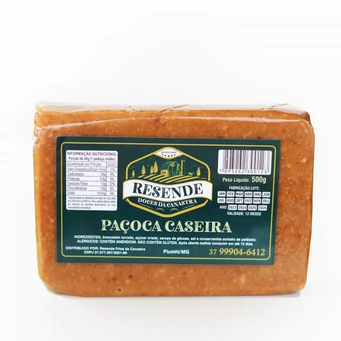 PAÇOCA EM BARRA 500G