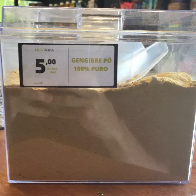 Gengibre em pó 100% pura