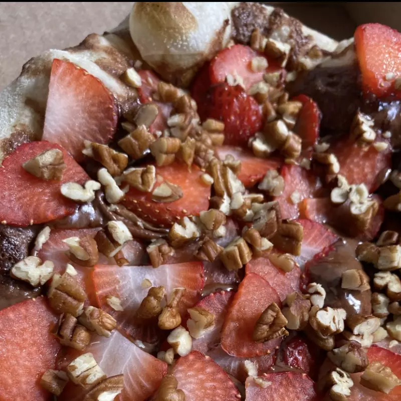 Mini Pizza de Nutella