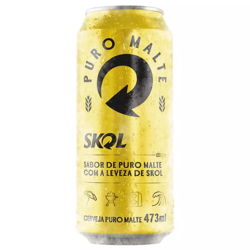 Cerveja Skol Latão