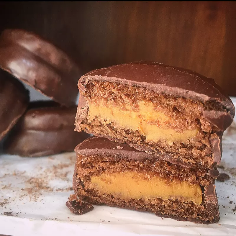Pão de Mel Recheado Laranja 35g