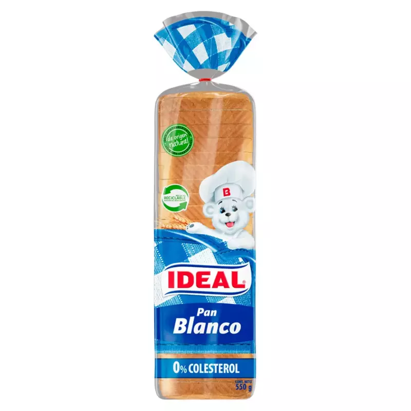 PAN MOLDE BLANCO 580G IDEAL