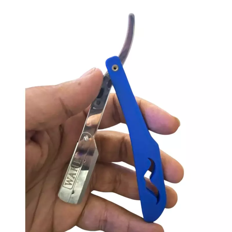 NAVALHETE WAHL PLASTICO AZUL