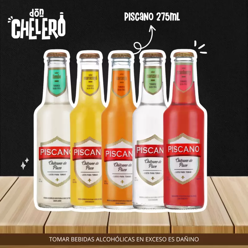 PISCANO X 275 ML. (1 BOTELLITA)
