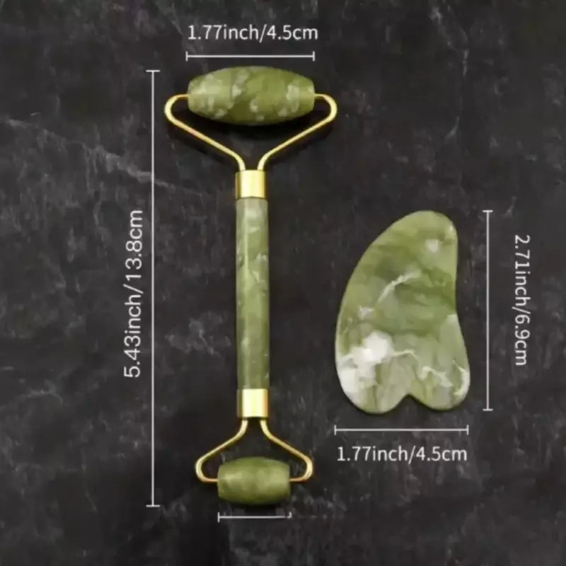 Rodillo de Jade + Gua Sha 💆‍♂️