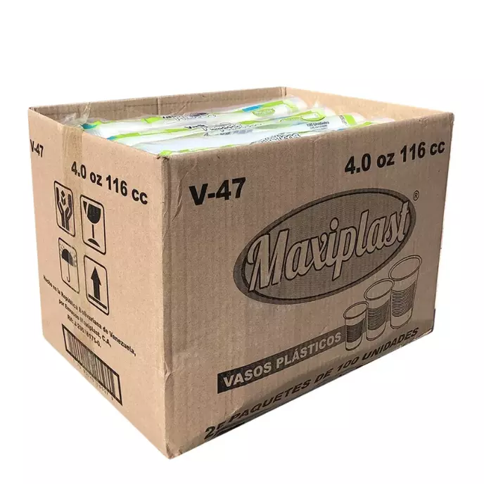 Vaso V47 4 oz MAXIPLAST