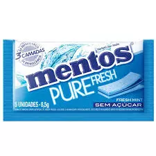 CHICLETE MENTOS PURE FRESH 8G
