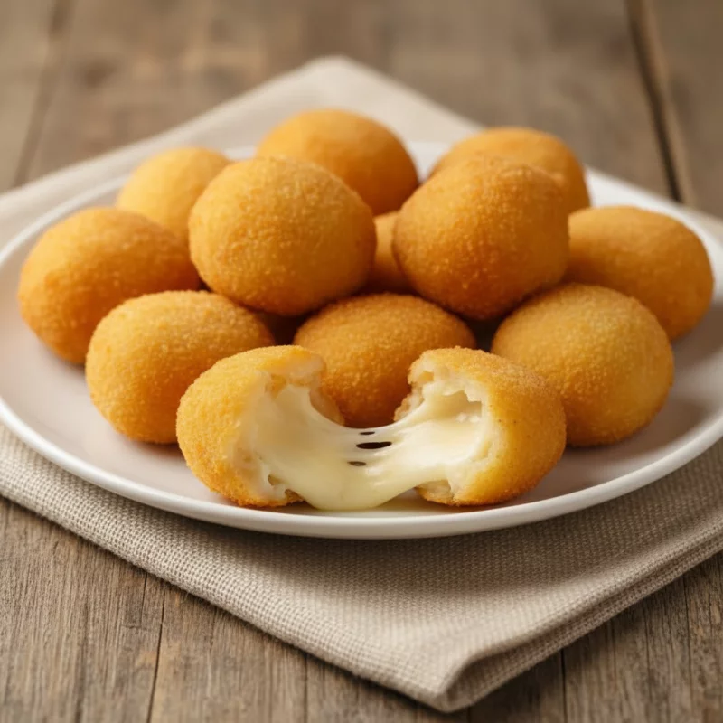 Bolinho de queijo provolone