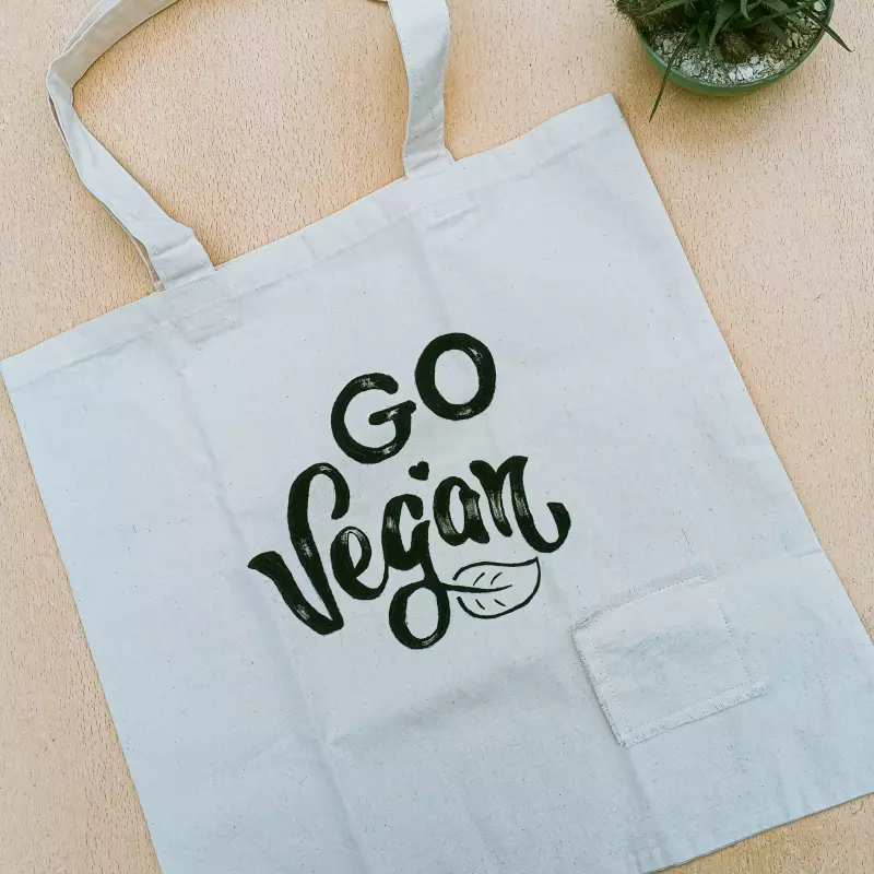 TOTE BAG GO VEGAN