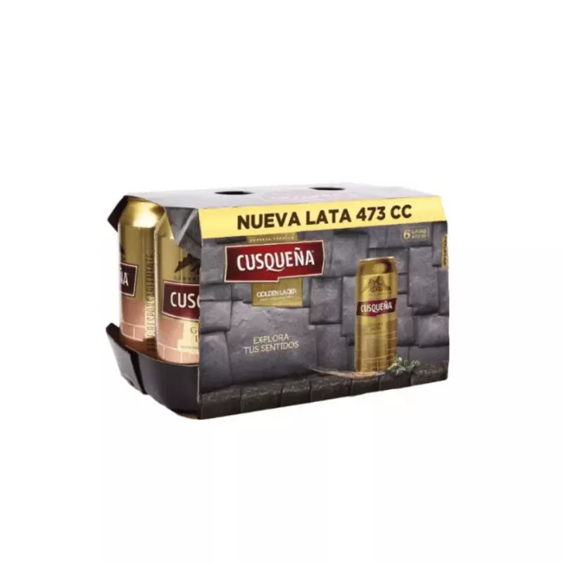 Pack Cerveza Cusqueña Lata 6 x 473cc