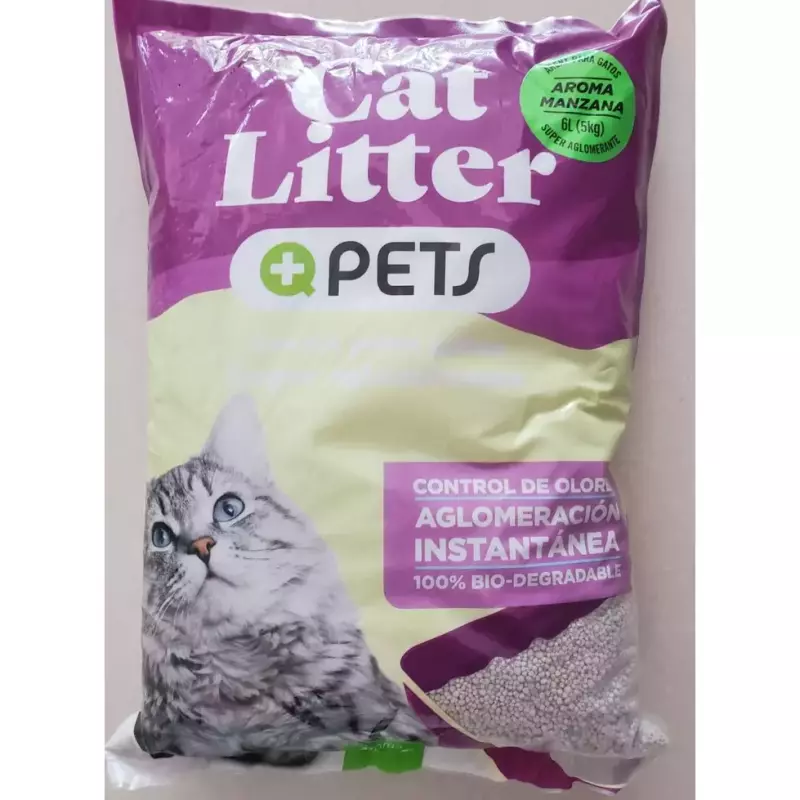 Arena +Pets Manzana 5 kg