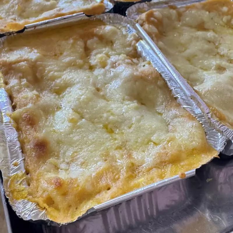 Lasanha de frango serve 1 pessoa