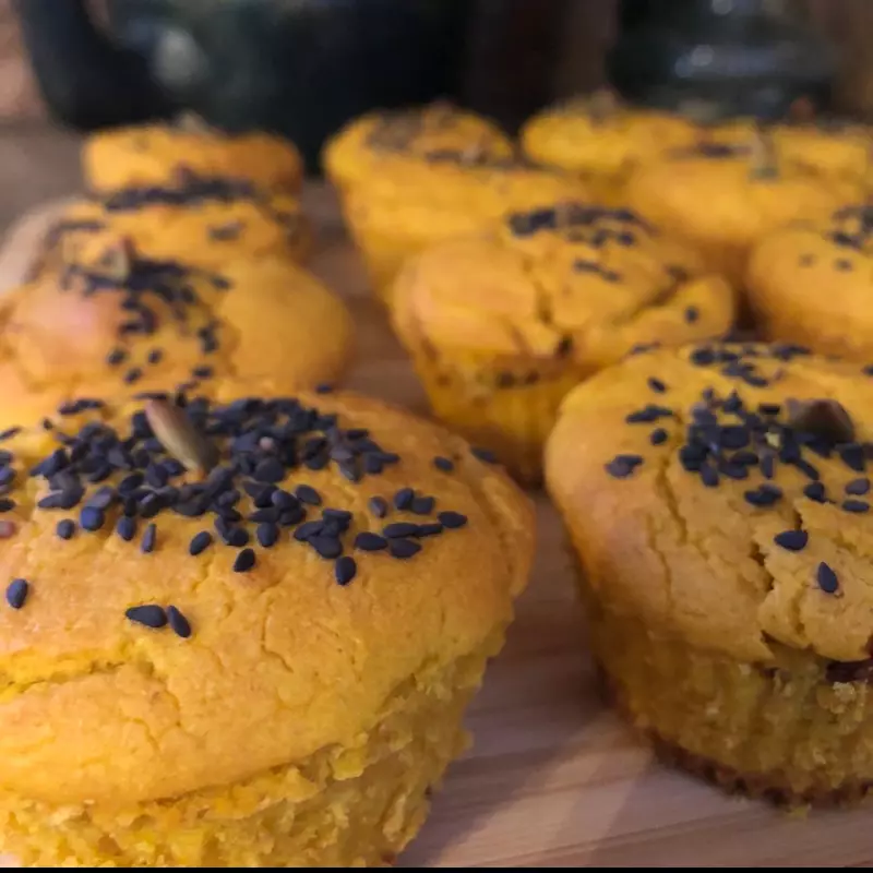 Muffin funcional de frango