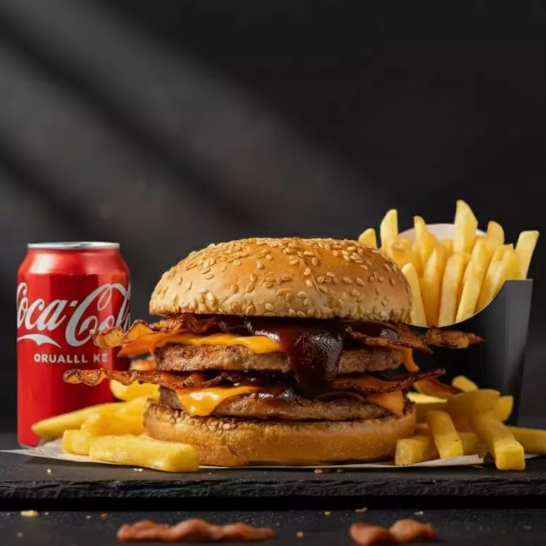 Baconator + Batata + Bebida