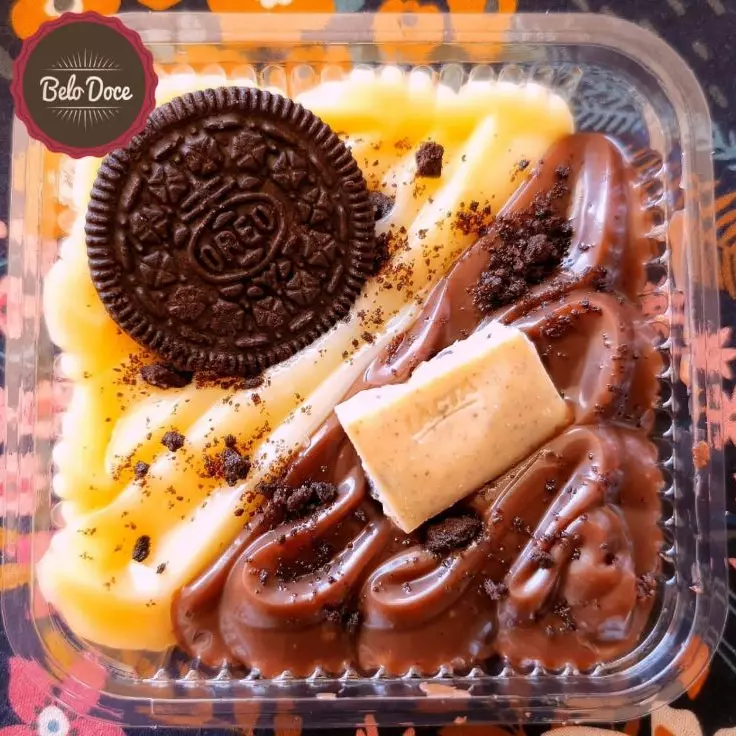 Brownie Laka com Oreo