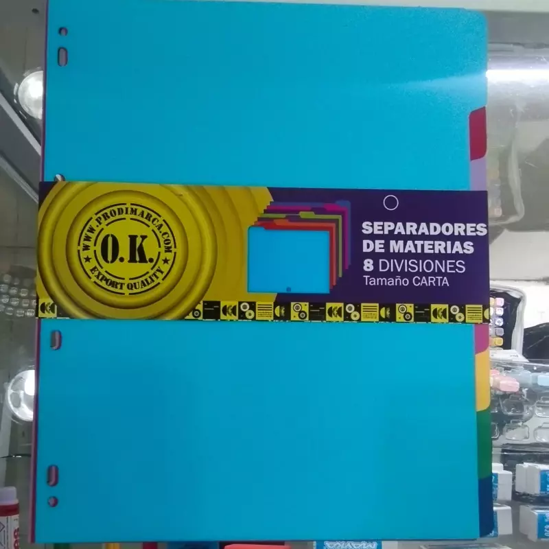 Separadores de colores  8