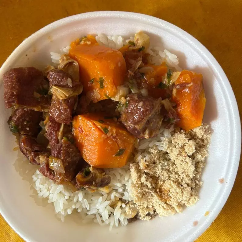 Carne Seca com Abóbora