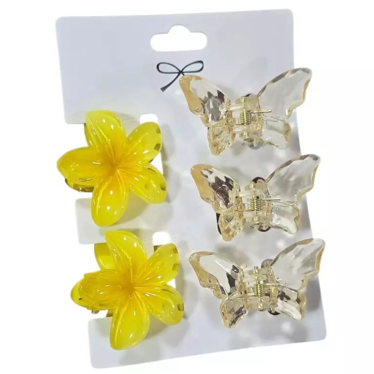 KIT PIRANHA BORBOLETA AMARELA 5X1