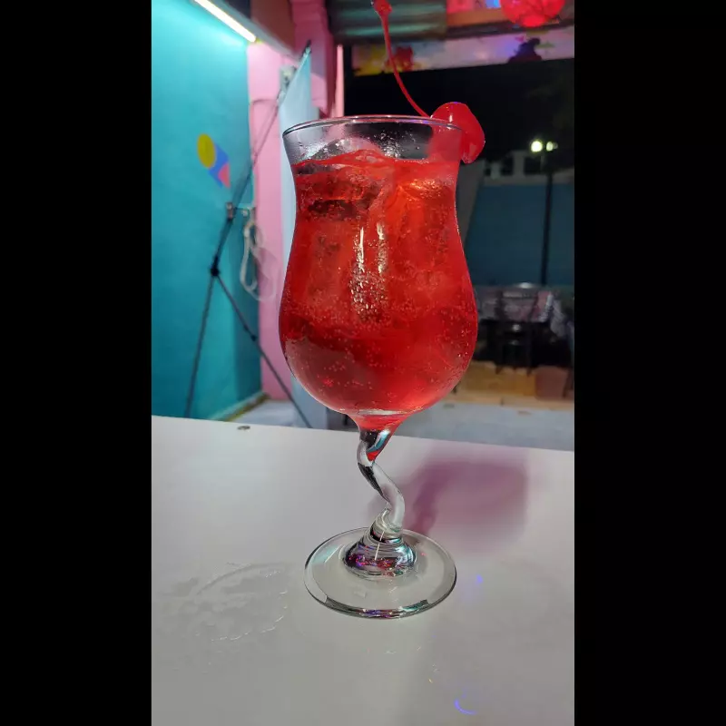 Soda italiana de fresa