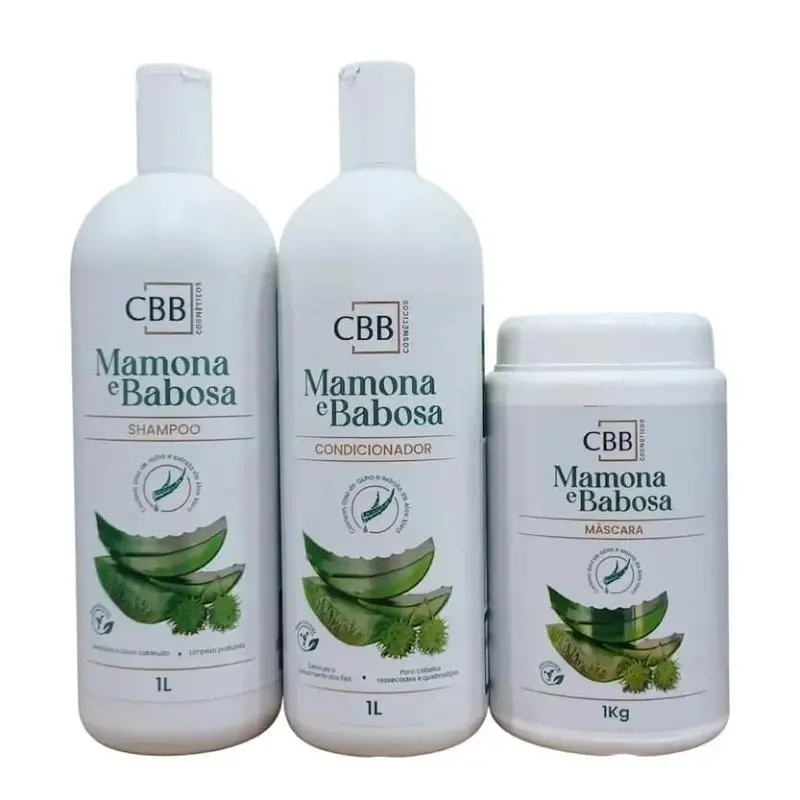 Kit 3 itens Mamona e Babsosa-1L
