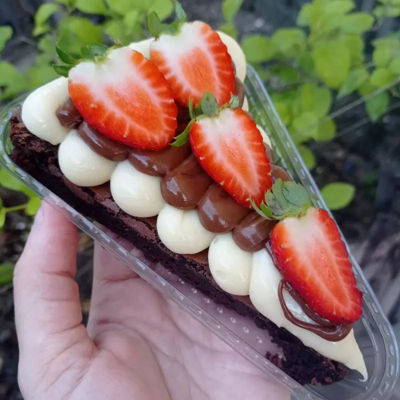 Fatia de Brownie