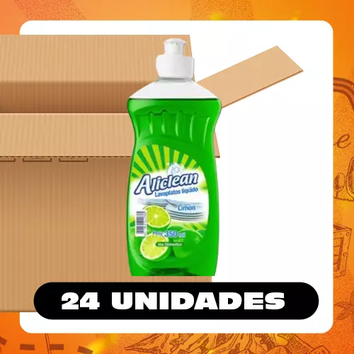 Bulto Aliclean Jabón Limón 350ml